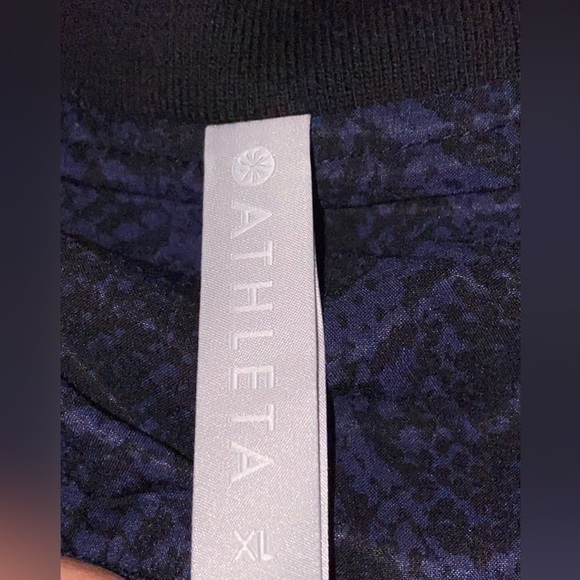 Athleta Brooklyn Track Silky Bomber Jacket Workout Water Repellent‎ NEW Women L - Picture 3 of 11